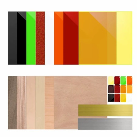 Xtool S1 Laser Material Kit, 34pcs MM1-P001-M01